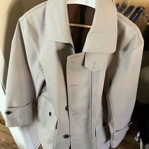 Uniqlo U FW20 Men Blocktech Beige Jacket, Size XXS, Like New